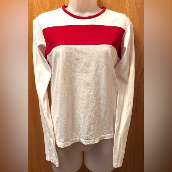 Abercrombie & Fitch Tops - VTG Y2K Abercrombie Fitch Long Sleeve Color Block Crew Shirt